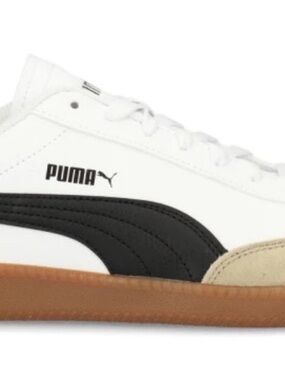Puma PUMA Club 5v5 /White Leather Sneaker - New - Women SZ 8